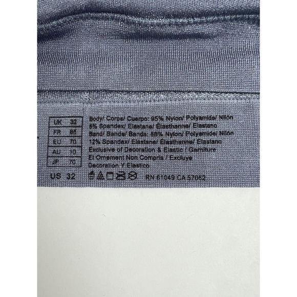 Wacoal Women's Bra Bralette Size 32‎ Seamless B Smooth Blue Removable Pads B12 - Picture 15 of 15